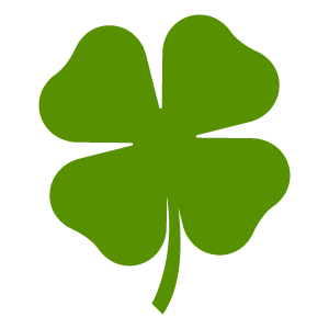 image of a green clover leaf